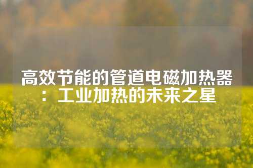 高效节能的管道电磁加热器：工业加热的未来之星