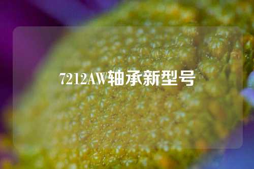 7212AW轴承新型号