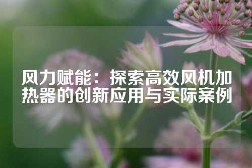 风力赋能：探索高效风机加热器的创新应用与实际案例