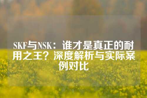 SKF与NSK：谁才是真正的耐用之王？深度解析与实际案例对比