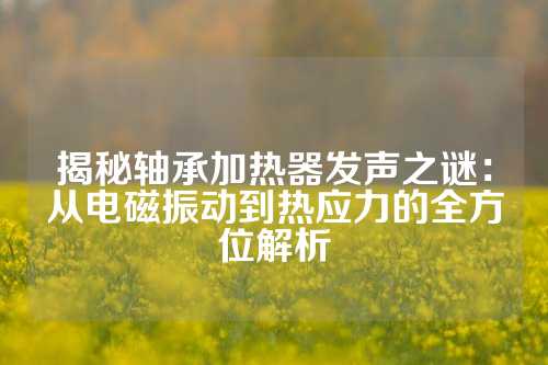 揭秘轴承加热器发声之谜：从电磁振动到热应力的全方位解析