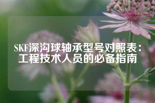 SKF深沟球轴承型号对照表：工程技术人员的必备指南