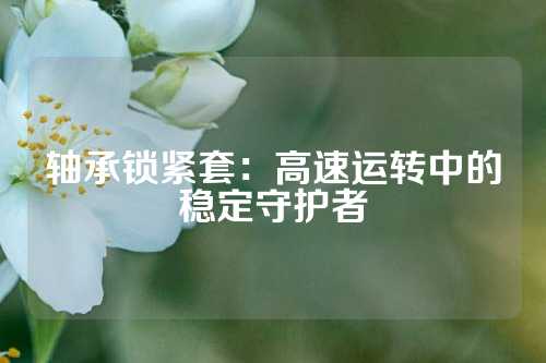 轴承锁紧套：高速运转中的稳定守护者