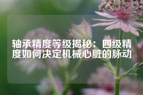 轴承精度等级揭秘：四级精度如何决定机械心脏的脉动