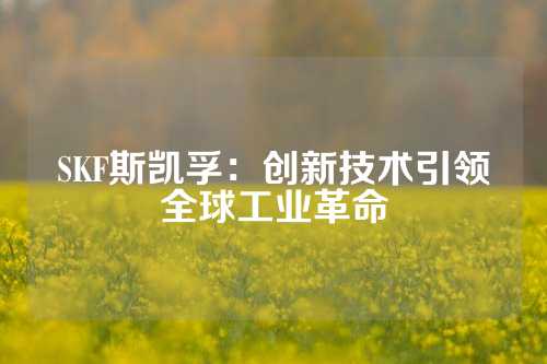 SKF斯凯孚：创新技术引领全球工业革命