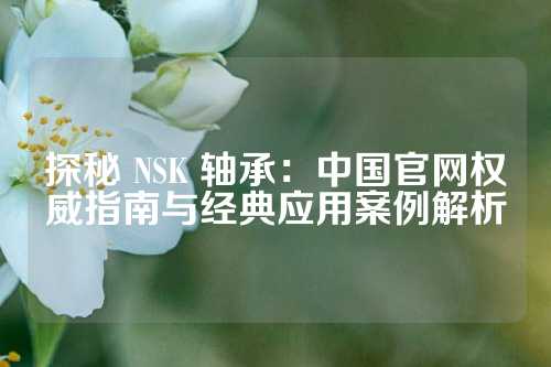 探秘 NSK 轴承：中国官网权威指南与经典应用案例解析